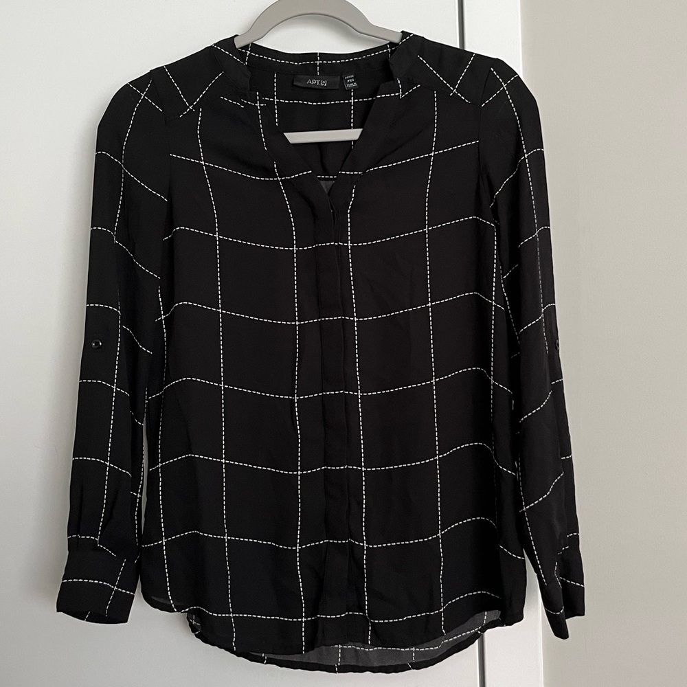 Apt. 9 black blouse Size PXS